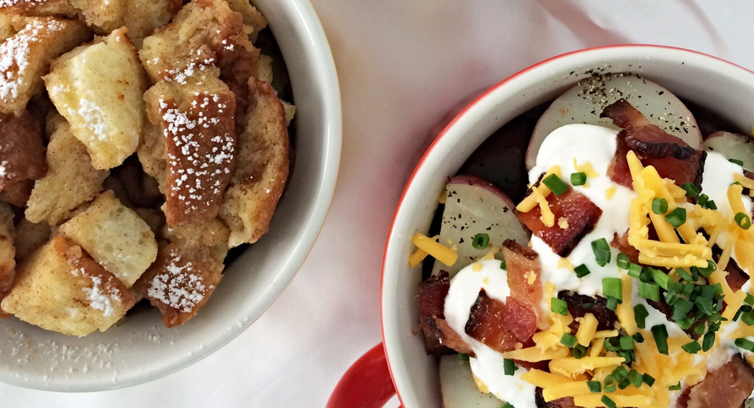 Fully Loaded Mug Baked Potato